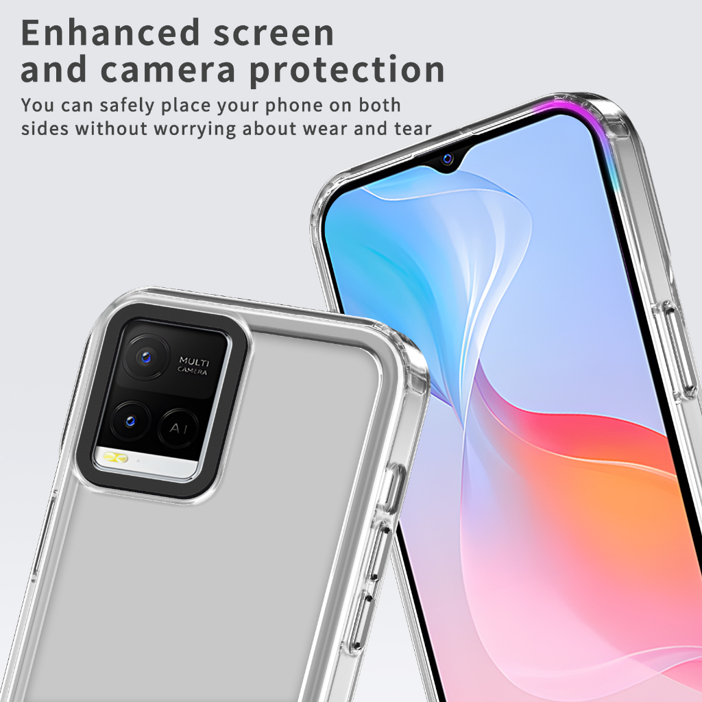 Ultra Ốp Điện Thoại Silicon pc Siêu Mỏng Cho vivo y21 y33s y21s y21t y33t y21a y21g y20 y20s y20i y20t y20a y12a y12s g y02 y02t y02a y02s y16 Y10