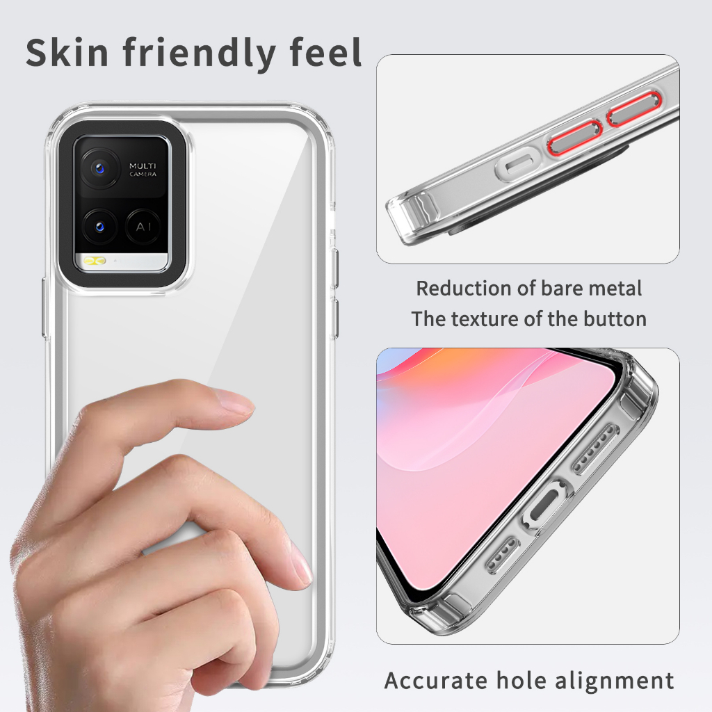 Ultra Ốp Điện Thoại Silicon pc Siêu Mỏng Cho vivo y21 y33s y21s y21t y33t y21a y21g y20 y20s y20i y20t y20a y12a y12s g y02 y02t y02a y02s y16 Y10