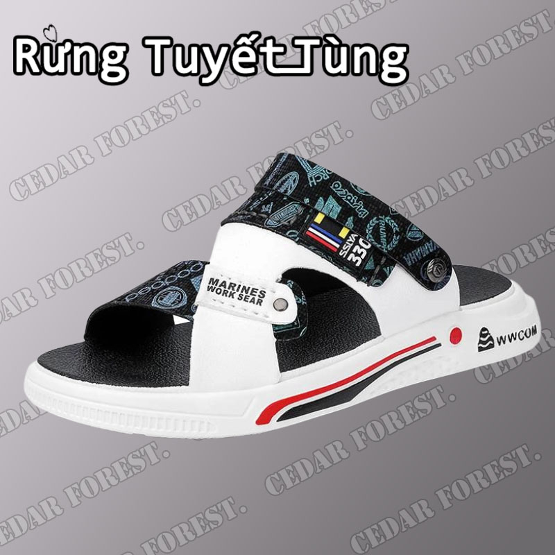 SHANMUSENLIN☘Dép đi biển kiểu dáng đơn giản thời trang dành cho nam