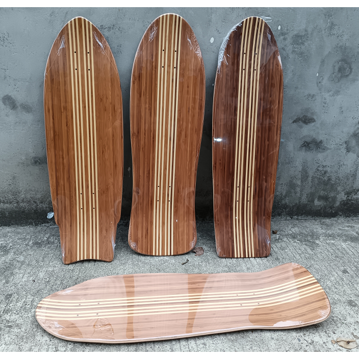 Ván Trượt diy Bằng Gỗ Tre Kích Thước 28 * 9inch
