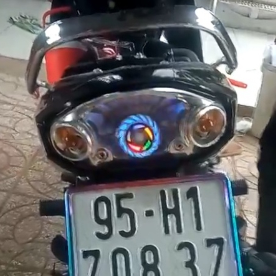 Đèn led Phanh Nhiều Màu Sắc Gắn Đuôi Xe Mô Tô