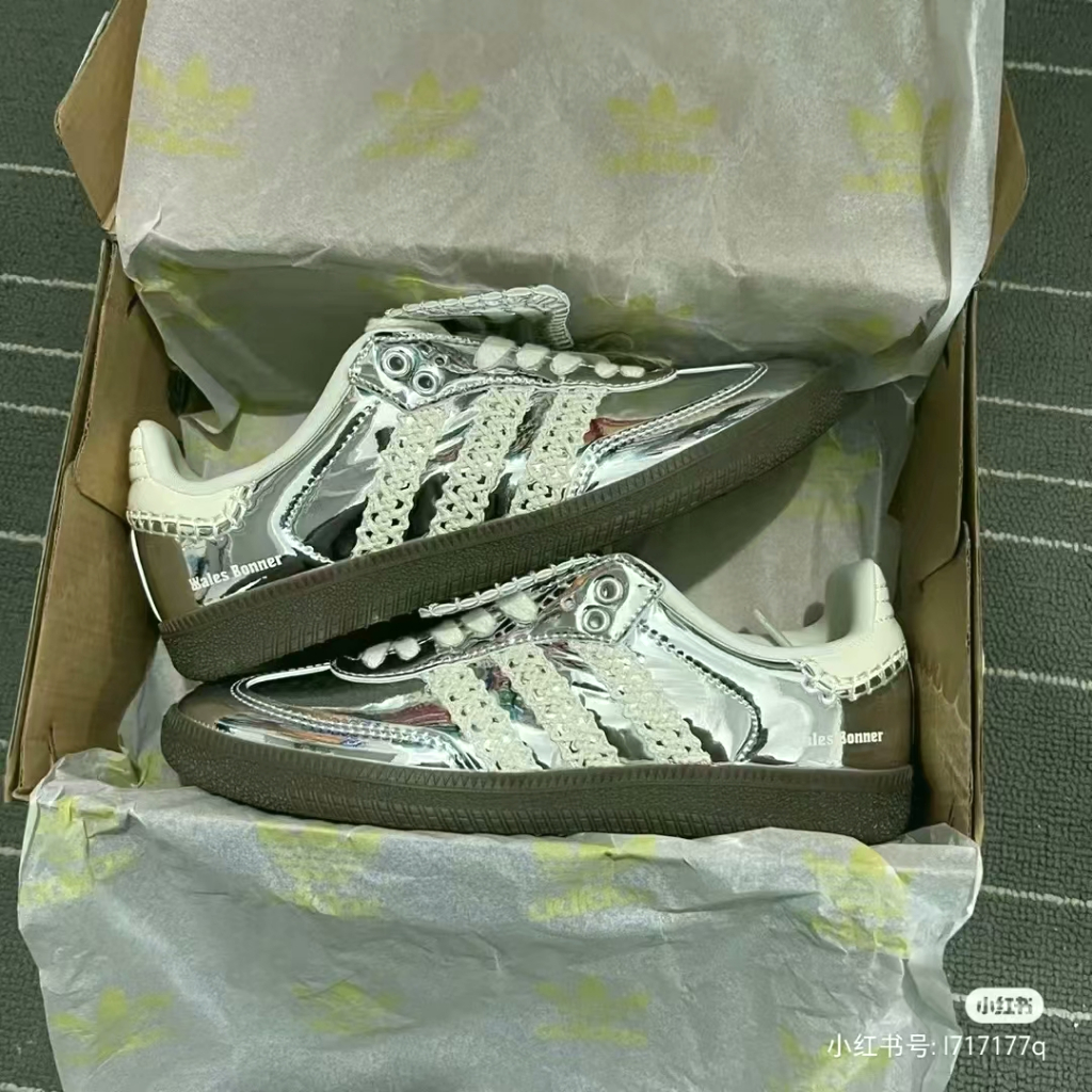 Wales bonner x Giày Thể Thao adidas originals samba samba series Phong Cách Đá Banh Cho Nam Và Nữ id0217