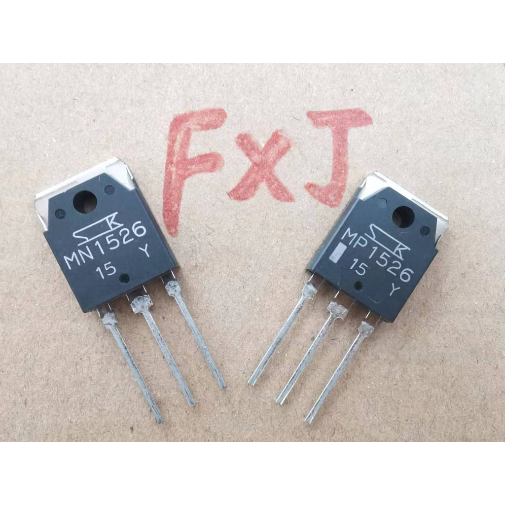 ((1 Cặp) MP1526 + MN1526 Ống khuếch đại công suất âm thanh công suất cao TO-3P SANKEN