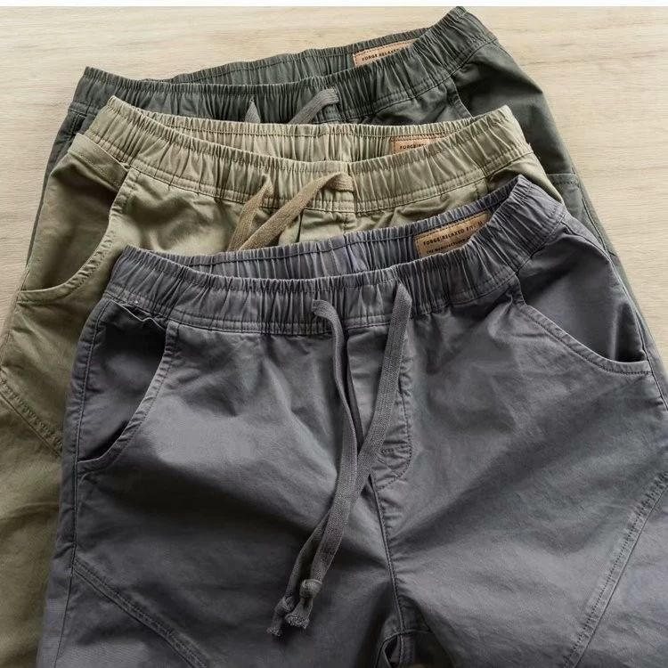 Hanlu Quần Legging Thể Thao Dài Chín Tấc Ôm Dáng Co Giãn Đơn Giản Và Đa Năng Chất Lượng Cao Cho Nam