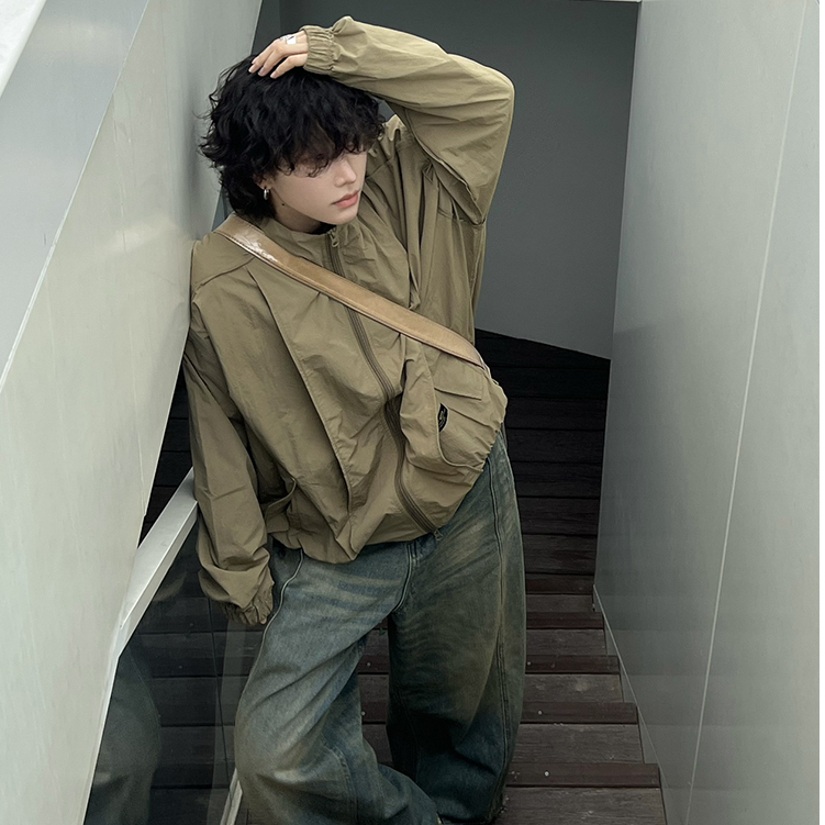 Áo Khoác Chống Gió Chống Nắng Dáng Rộng Thời Trang Mùa Hè Cho Nam