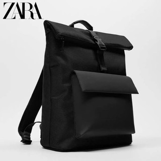 Zara ba lô đựng laptop sức chứa lớn kiểu dáng đơn giản thời trang dành cho nam
