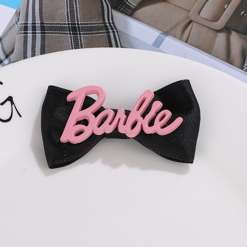 Mh Kẹp Tóc Hai Đầu Hình Nơ In Chữ Thời Trang Dành Cho Nữ y2k