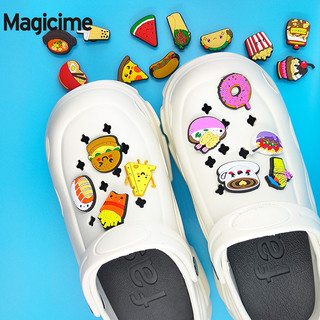 Magicime Khóa Cài Giày Đục Lỗ Hình Dáng Ngẫu Nhiên Có Thể Tháo Rời Trang Trí