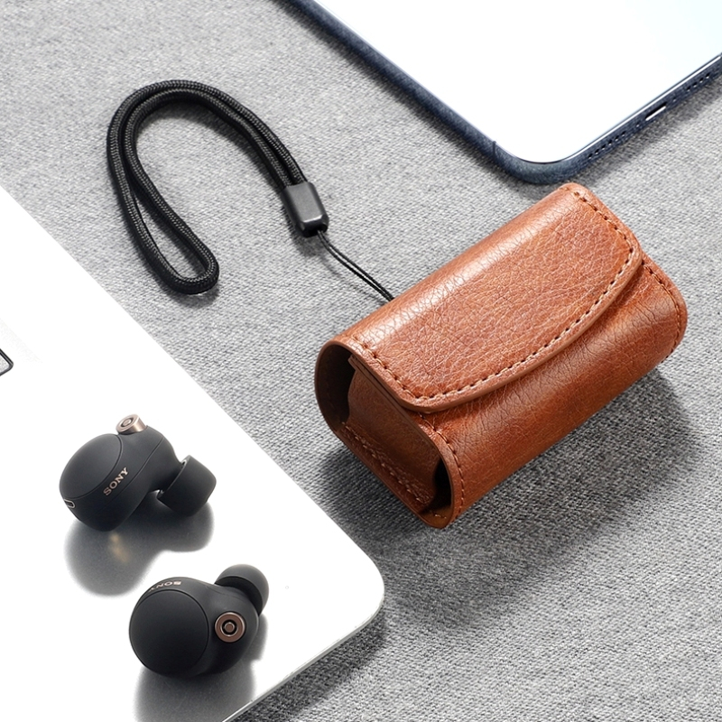 Case for Sony WF-1000XM4 Bằng Da pu Chất Lượng Cao