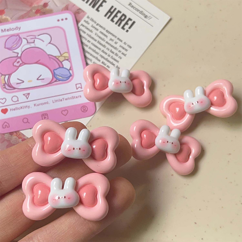 🍒🍒Cherrykoko Kẹp Tóc Hình Thỏ bunny Hoạt Hình Dễ Thương Cho Nữ