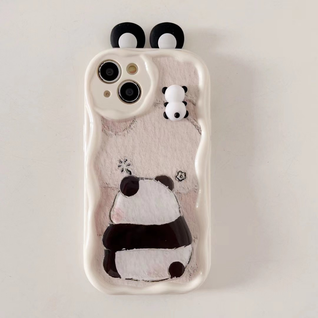 Dễ Thương Ốp Điện Thoại tpu Mềm Hình Gấu Trúc Nhỏ Đáng Yêu Cho iphone 13 pro max ins 12 pro max 11 pro max 15promax