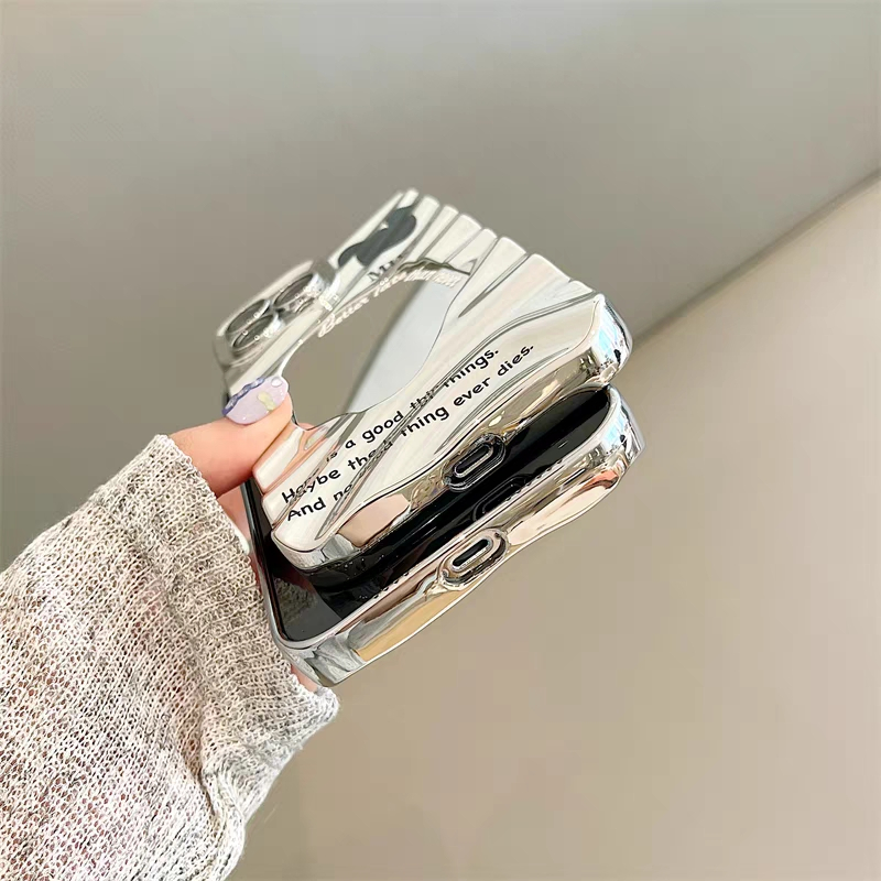 Ốp Điện Thoại Tráng Gương Mạ Điện Hình mickey minnie Cho iphone 15 14 13 11 12 pro max