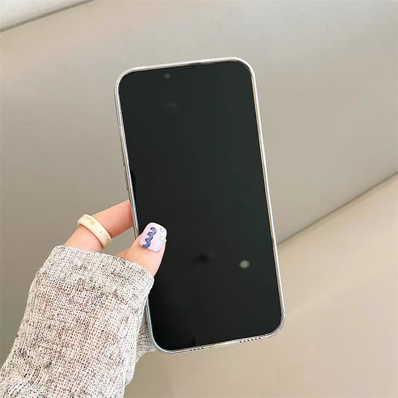 Ốp Điện Thoại Tráng Gương Mạ Điện Hình mickey minnie Cho iphone 15 14 13 11 12 pro max