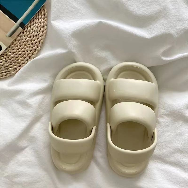 Dép bánh mì đế cao EVA chống trượt đế dày phong cách Hàn Quốc