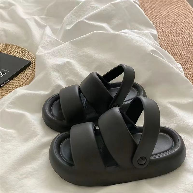 Dép bánh mì đế cao EVA chống trượt đế dày phong cách Hàn Quốc