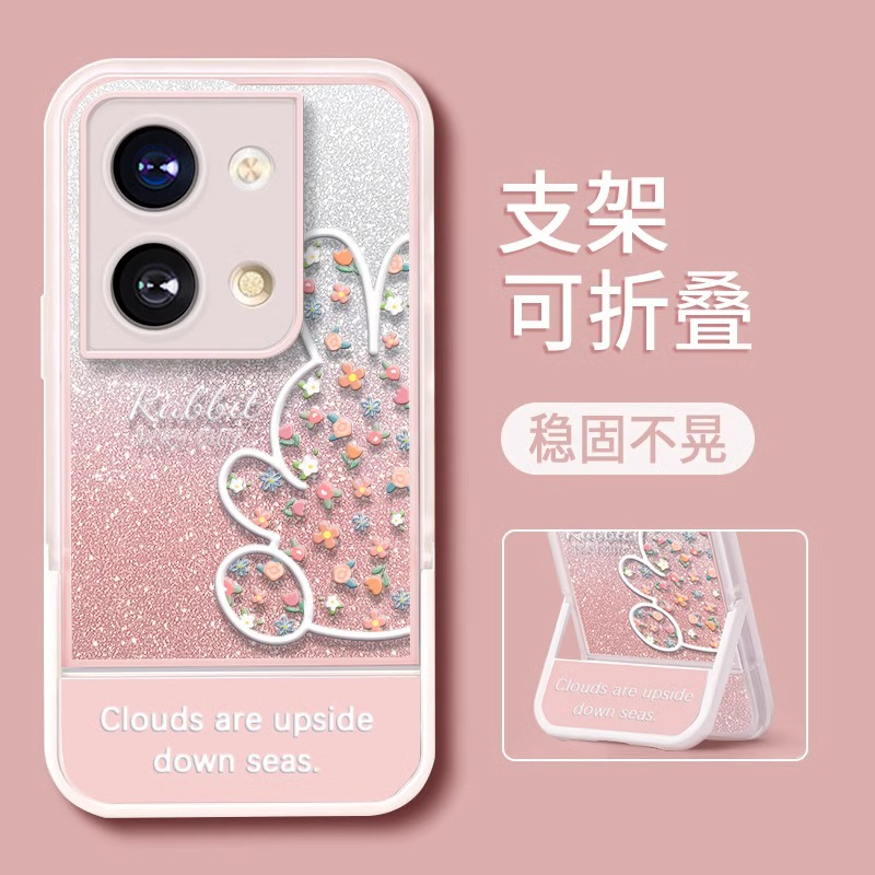 Ốp Điện Thoại Có Giá Đỡ Tàng Hình Cho oppo a78 5g a58x a96 5g reno 7z 5g a97 5g a1 pro reno 8t 5g f9 f9 pro r17 Sang Trọng