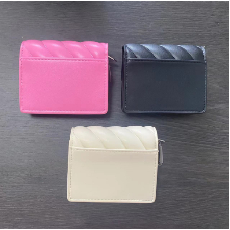 Ví Nữ cnk24 Dáng Ngắn Dạng Gập Phối Dây Xích Thời Trang 10681088