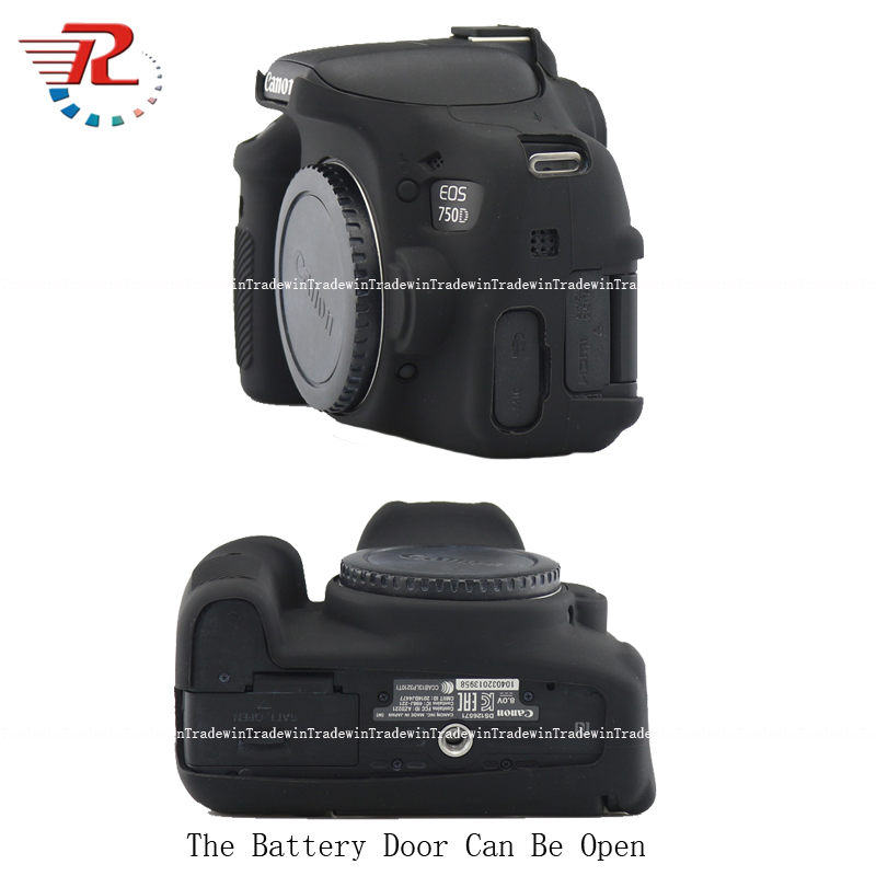 Canon Vỏ Silicon Mềm Bảo Vệ Thân Máy Ảnh canon eos 750d 750d