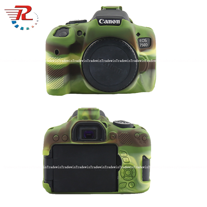 Canon Vỏ Silicon Mềm Bảo Vệ Thân Máy Ảnh canon eos 750d 750d