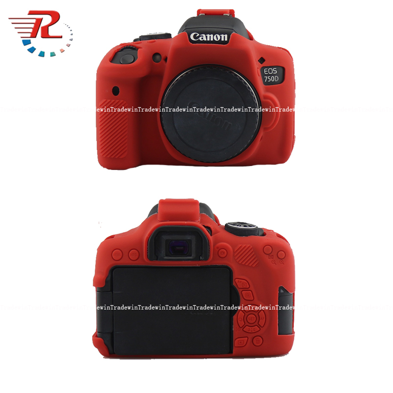 Canon Vỏ Silicon Mềm Bảo Vệ Thân Máy Ảnh canon eos 750d 750d