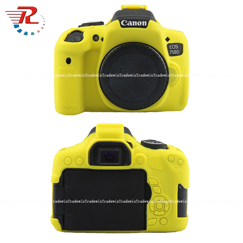 Canon Vỏ Silicon Mềm Bảo Vệ Thân Máy Ảnh canon eos 750d 750d