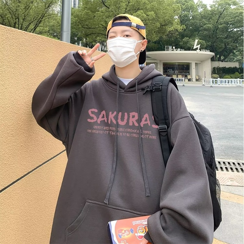 ✦AFFLIGA✦ Áo Hoodie Tay Dài In Hình Phong Cảnh Núi Tuyết Thời Trang Hàn Quốc 2023