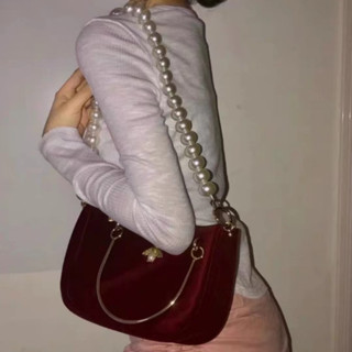 Túi Xách Đeo Chéo Vải Nhung handmade Thời Trang Dành Cho Nữ