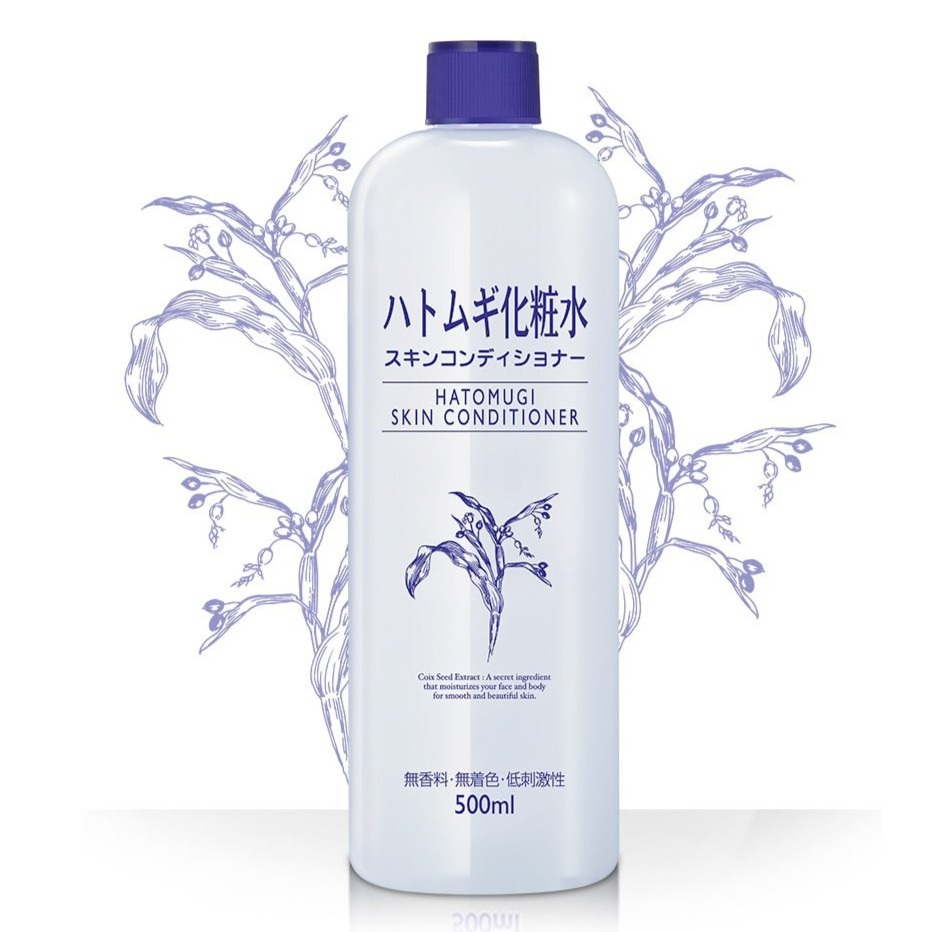 Nước hoa hồng Ý Dĩ Naturie Skin Conditioner Lotion 500ML Nhật Bản