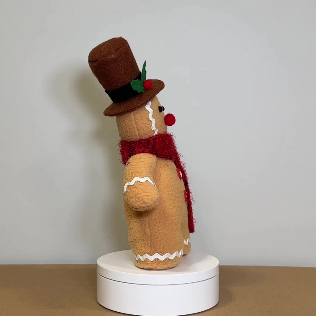 Búp Bê Người Bánh Gừng Giáng Sinh Có Nơ Trang Trí Nhà Cửa rag min