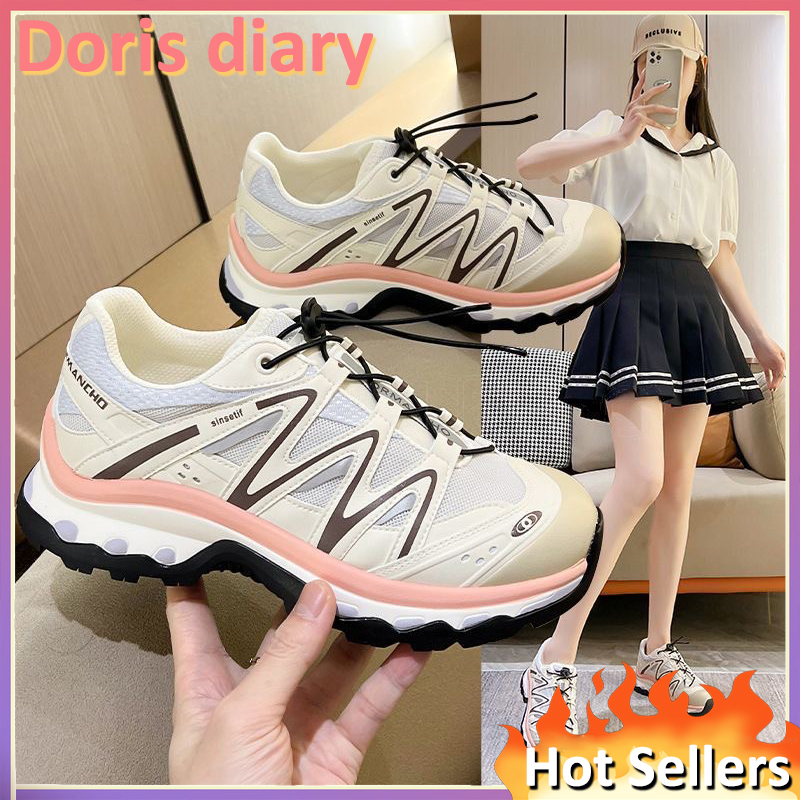 【Doris diary】Giày Thể Thao Chống Trượt Thoáng Khí Phong Cách Hàn Quốc Cho Nữ