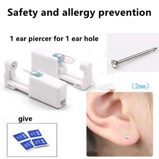 Khuyên Tai Thép Không Gỉ Dùng Một Lần Dành Cho Nam Nữ