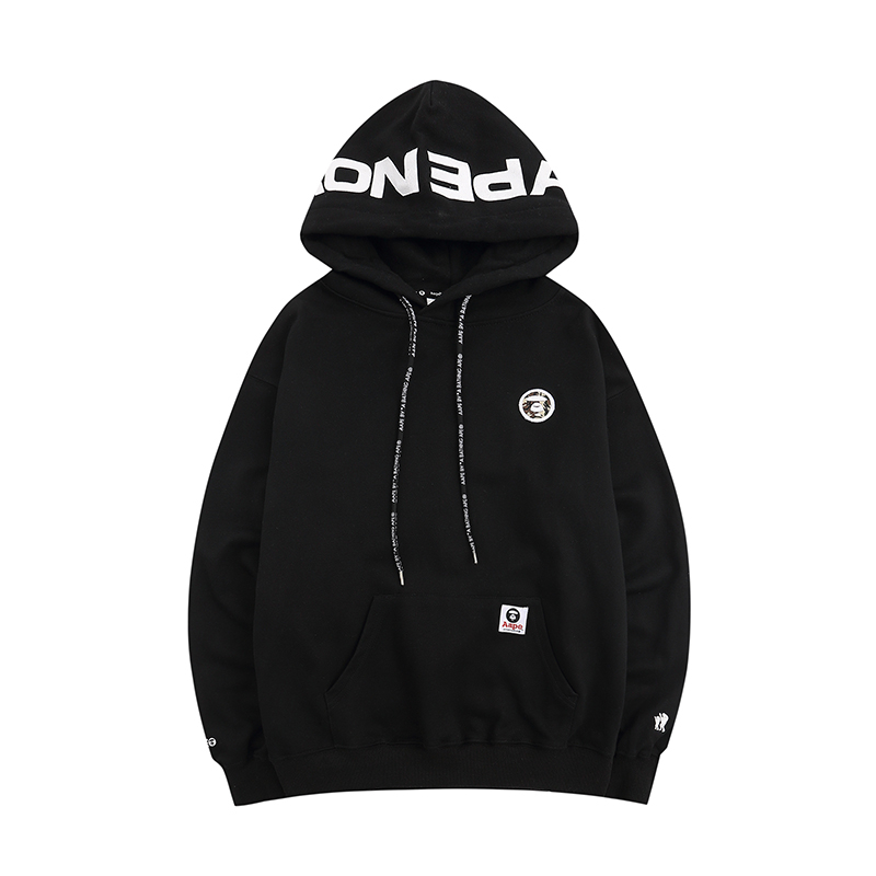 Aape Áo hoodie Len Thêu Họa Tiết Thời Trang Cá Tính