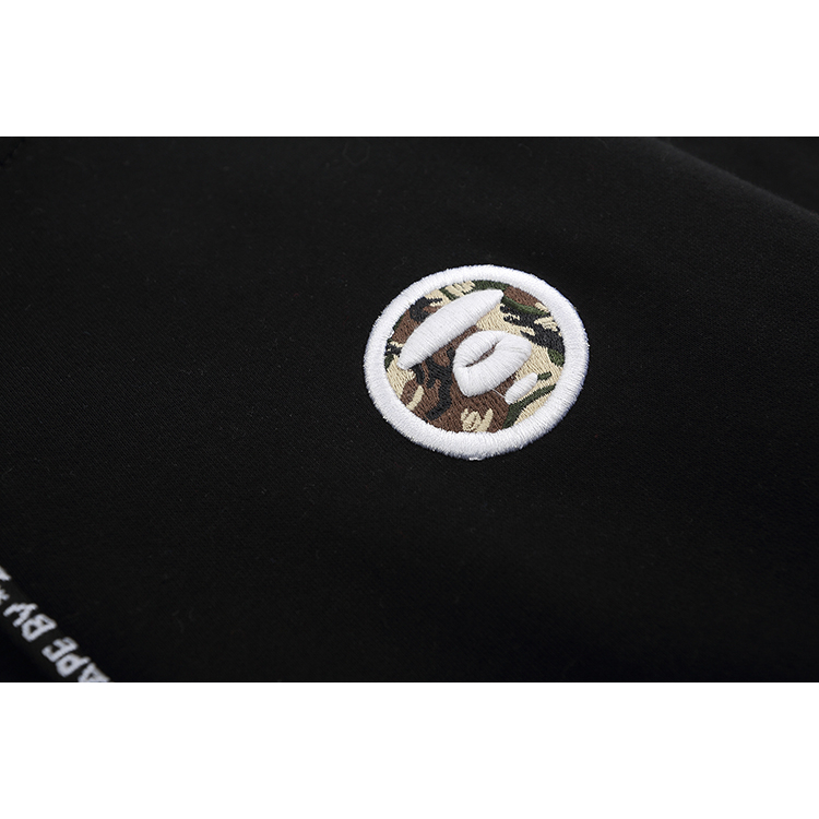 Aape Áo hoodie Len Thêu Họa Tiết Thời Trang Cá Tính