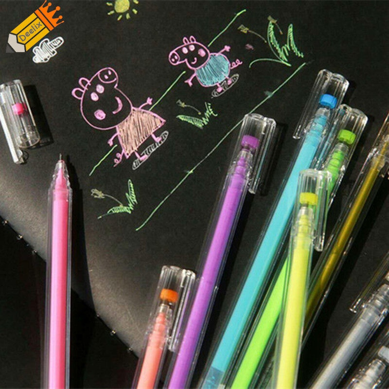 Bút gel Màu Nước Dễ Thương Dùng Vẽ Phát Sáng