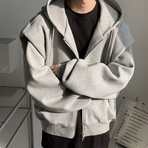 Magee Mới Áo Sweater Có Mũ Trùm Đầu Phong Cách Sujuku Chính Hãng Retro Hàn Quốc Cho Cặp Đôi