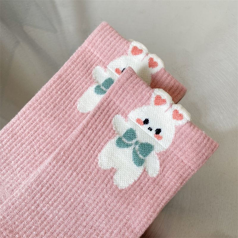 Dễ Thương Đôi Tất cotton Họa Tiết Hoạt Hình Xinh Xắn Cho Nữ