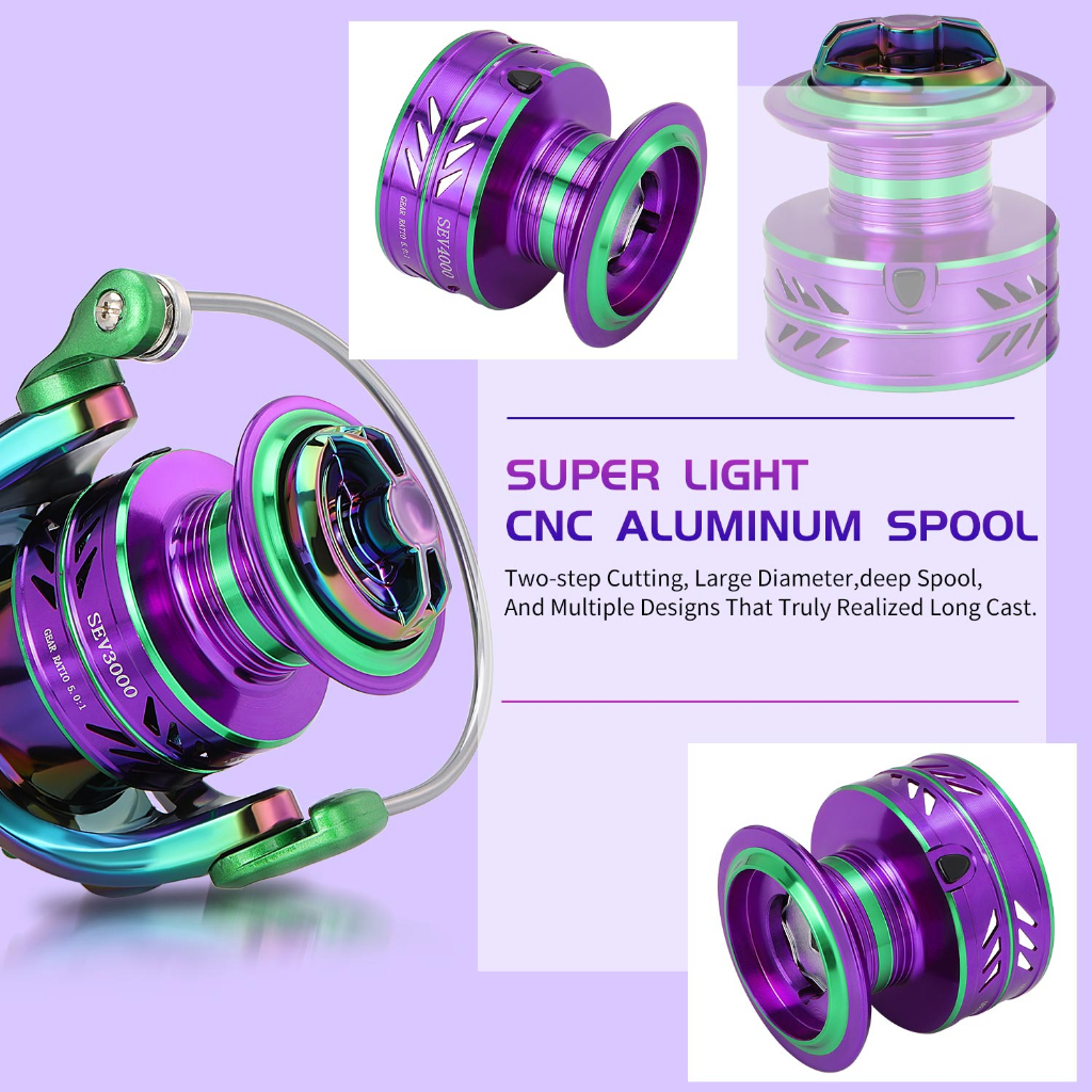 Máy Câu Cá sougayilang 1000-5000 5.0: 1 / 4.7: 1 10kg Chuyên Nghiệp