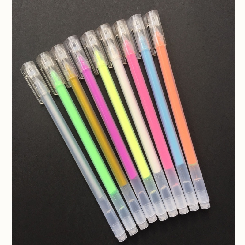 Bút gel Màu Nước Dễ Thương Dùng Vẽ Phát Sáng