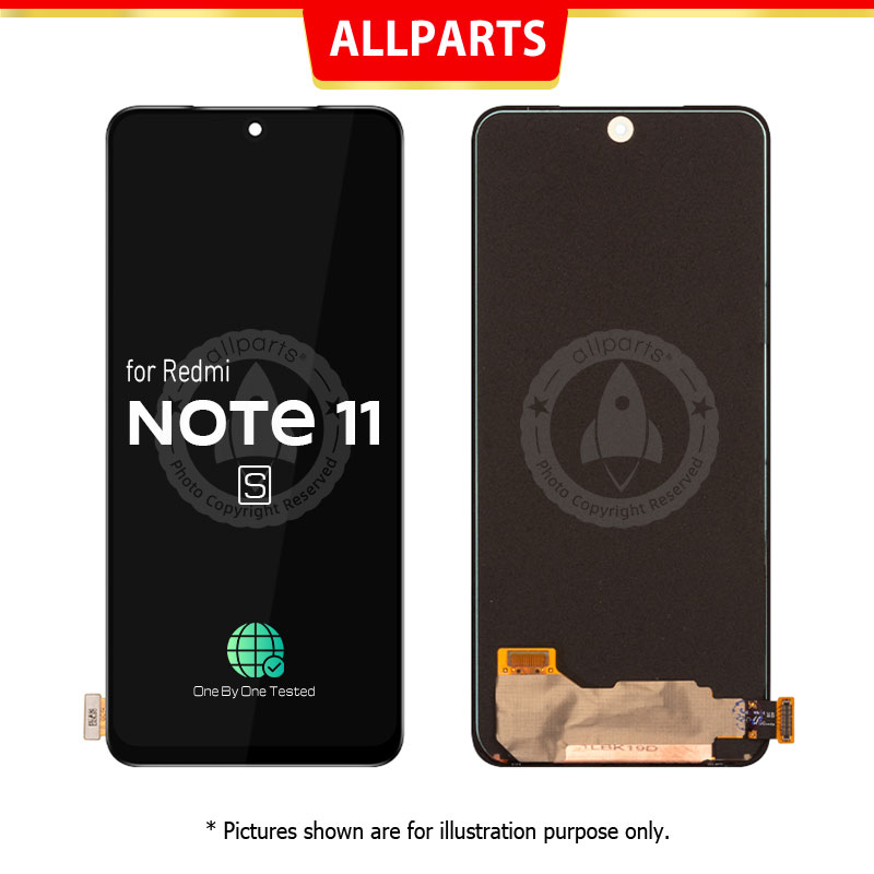 ALLPARTS Màn hình zin điện thoại ALLPARTS 2201117Tg liền khung thay thế cho XIAOMI Redmi Note 11 Global/ 11S Poco M4 Pro 4G