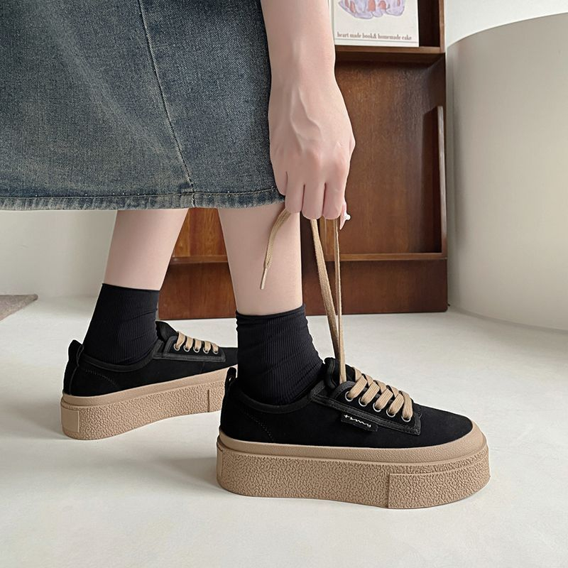 🔥Hot Sale🔥CHZK Giày Thể Thao Canvas Đế Dày Thời Trang Hàn Quốc Cho Nữ