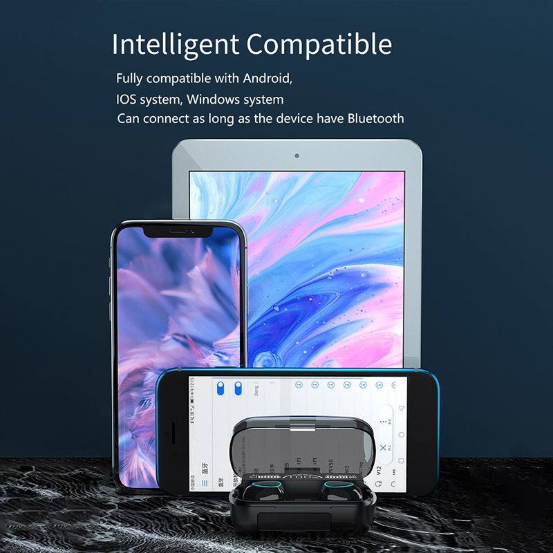 Tai Nghe bluetooth 5.1 m10 pro Thông Minh tws Không Dây Có Nút Điều Khiển Đèn led 9d Cho iphone xiaomi samsung android