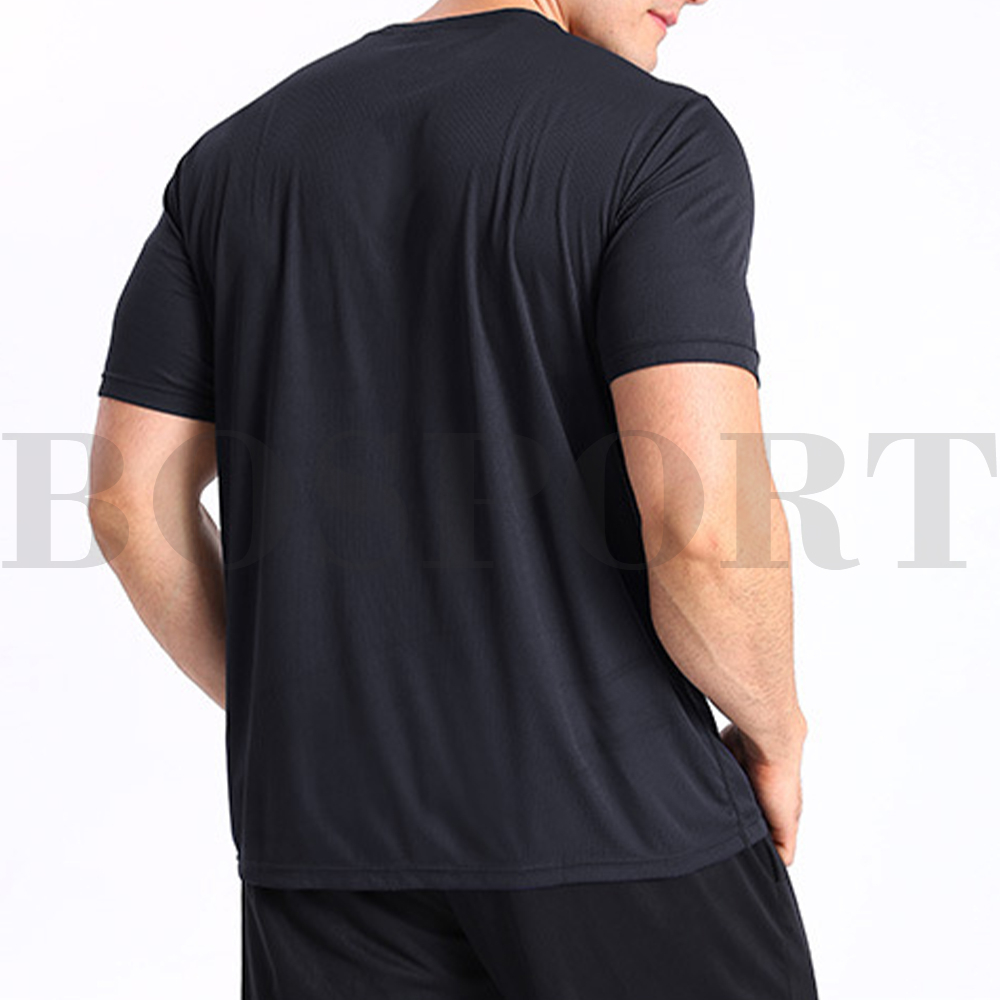 Men's loose fitting short sleeved quick drying t-shirt thoáng khí hàng đầu độ đàn hồi cao thân thiện với da