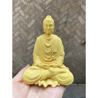 Tượng phật bằng gỗ 12cm trang trí nhà cửa / văn phòng