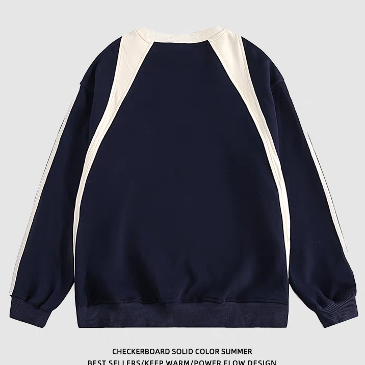 Áo Nỉ Dài Tay Thêu Chữ Phong Cách retro Mỹ Mới Cho Nam Nữ