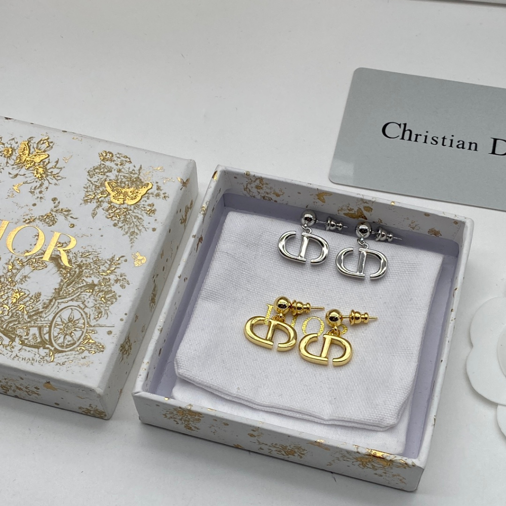 Mới Khuyên Tai Bạc s925 Hình Đĩa cd / Heo / Mũi Đính Hạt Tròn Nhỏ Đơn Giản Cổ Điển Dành