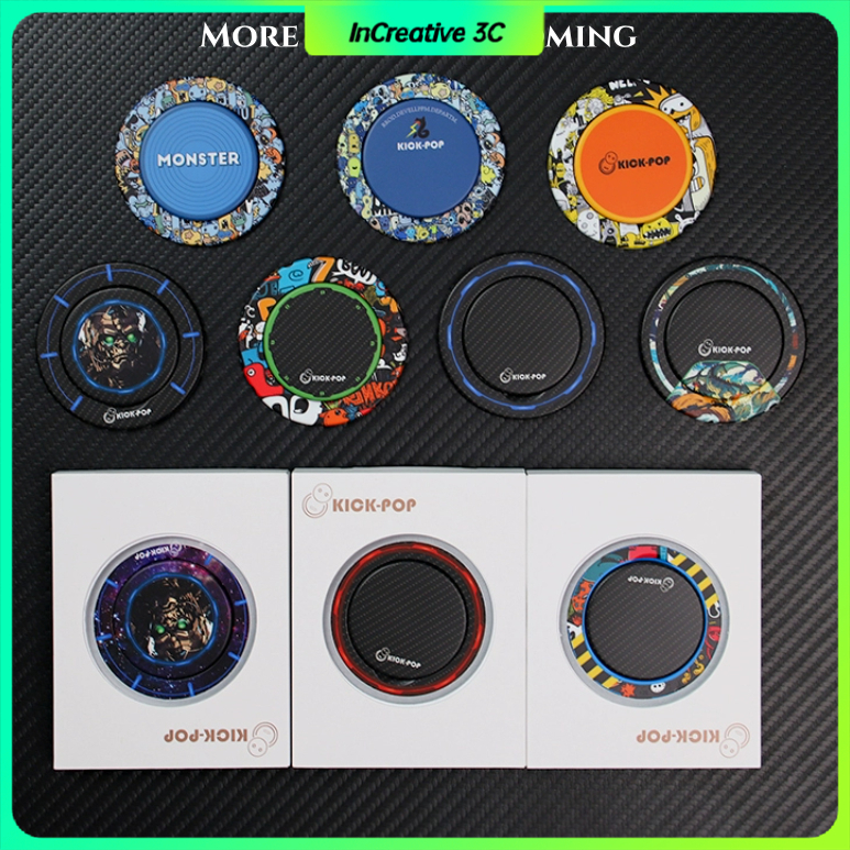 Kick-pop Magnetic Ring Holder Phone stand holder for iPhone Phone Nhẫn Đỡ Điện Thoại Nam Châm Siêu Mỏng 0.3mm Cho iphone