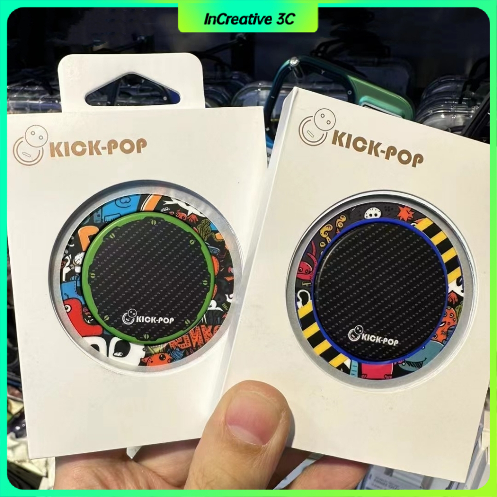 Kick-pop Magnetic Ring Holder Phone stand holder for iPhone Phone Nhẫn Đỡ Điện Thoại Nam Châm Siêu Mỏng 0.3mm Cho iphone