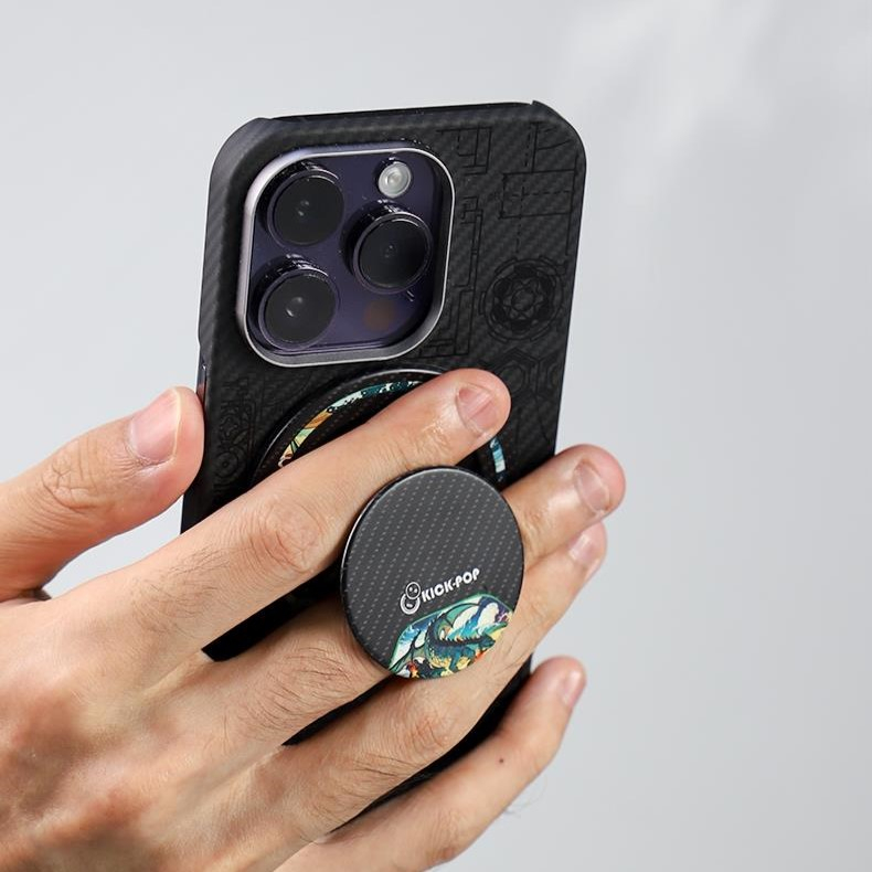 Kick-pop Magnetic Ring Holder Phone stand holder for iPhone Phone Nhẫn Đỡ Điện Thoại Nam Châm Siêu Mỏng 0.3mm Cho iphone