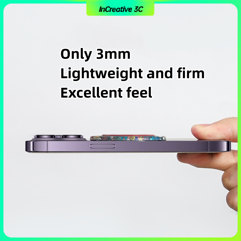 Kick-pop Magnetic Ring Holder Phone stand holder for iPhone Phone Nhẫn Đỡ Điện Thoại Nam Châm Siêu Mỏng 0.3mm Cho iphone