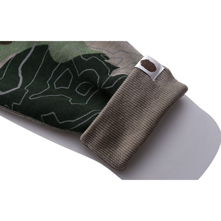 BAPE Áo len cổ tròn thường dành cho nam và nữ mới